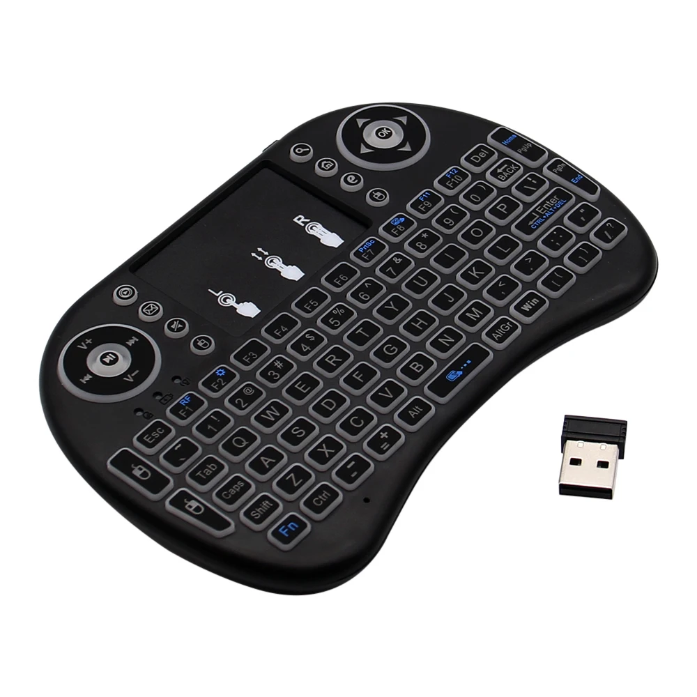 i8 Mini Wireless Battery Keyboard 2.4GHz English Language Air Mouse With Touchpad Handheld for Laptop Android TV Box PC detail
