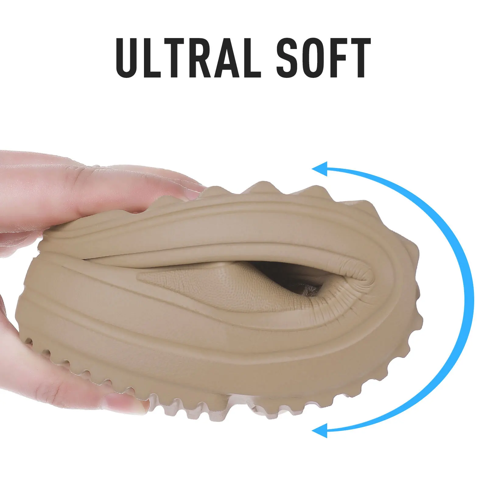 Bebealy Women Orthopedic Slippers With Arch Support Outdoor Men Slippers Soft Antiskid Home Slippers Indoor EVA Cloud Slippers detail