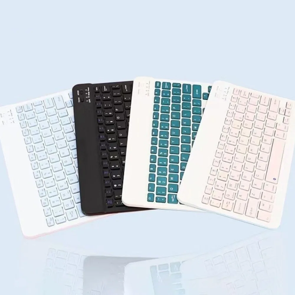 Ultra Thin 10 Inch Bluetooth Keyboard Rechargeable Mini Wireless Keyboard Universal Portable Portable Keyboard Mobile Use detail