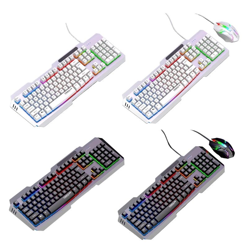 02DD DS600 Ergonomic Corded Keyboard With 19 Anti Ghosting And Anti Slip Design detail