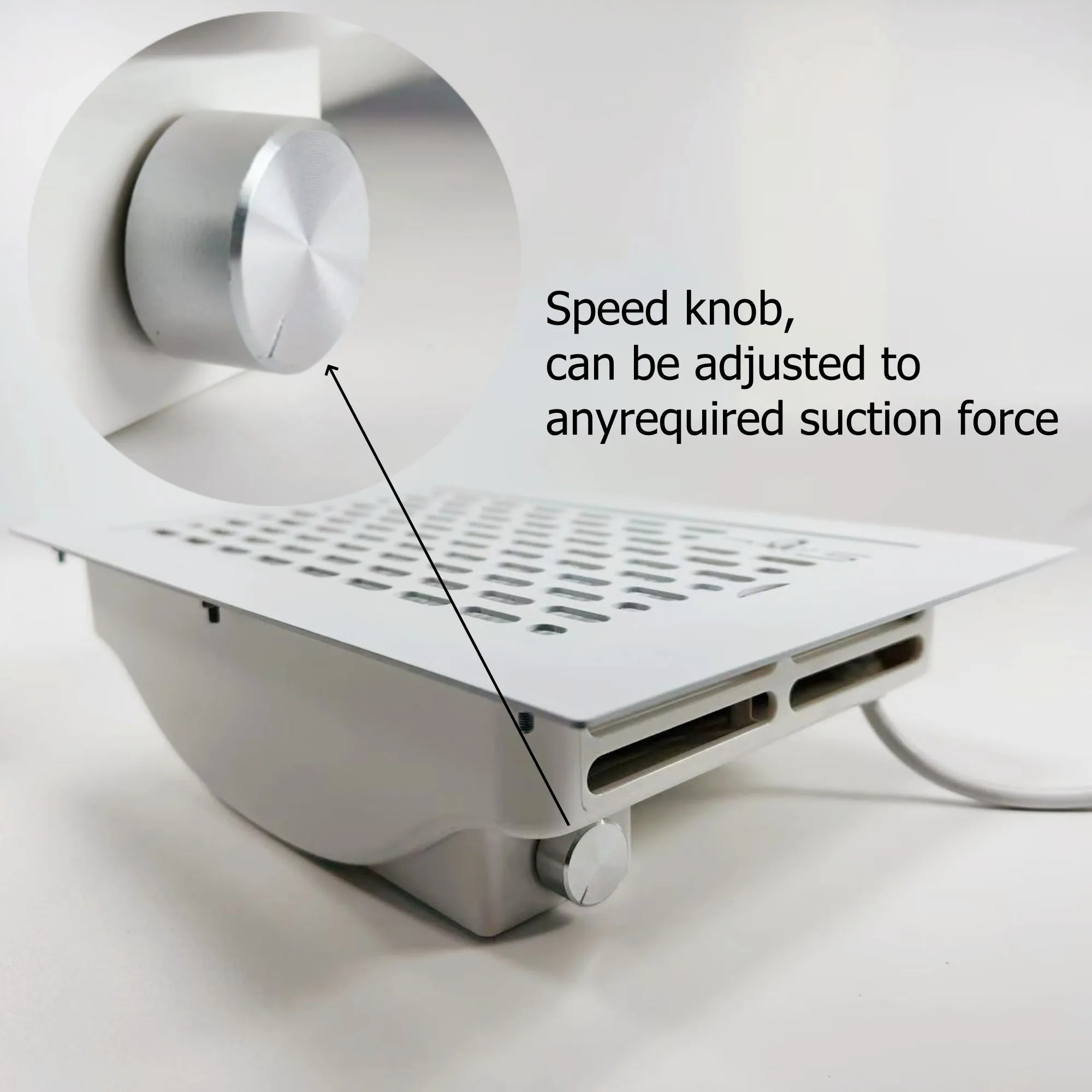 Manicure Supplies Powerful Table Desktop Aspirator Dust Absorber for Nails Vacuum Cleaner Extractor Fan Machine product view