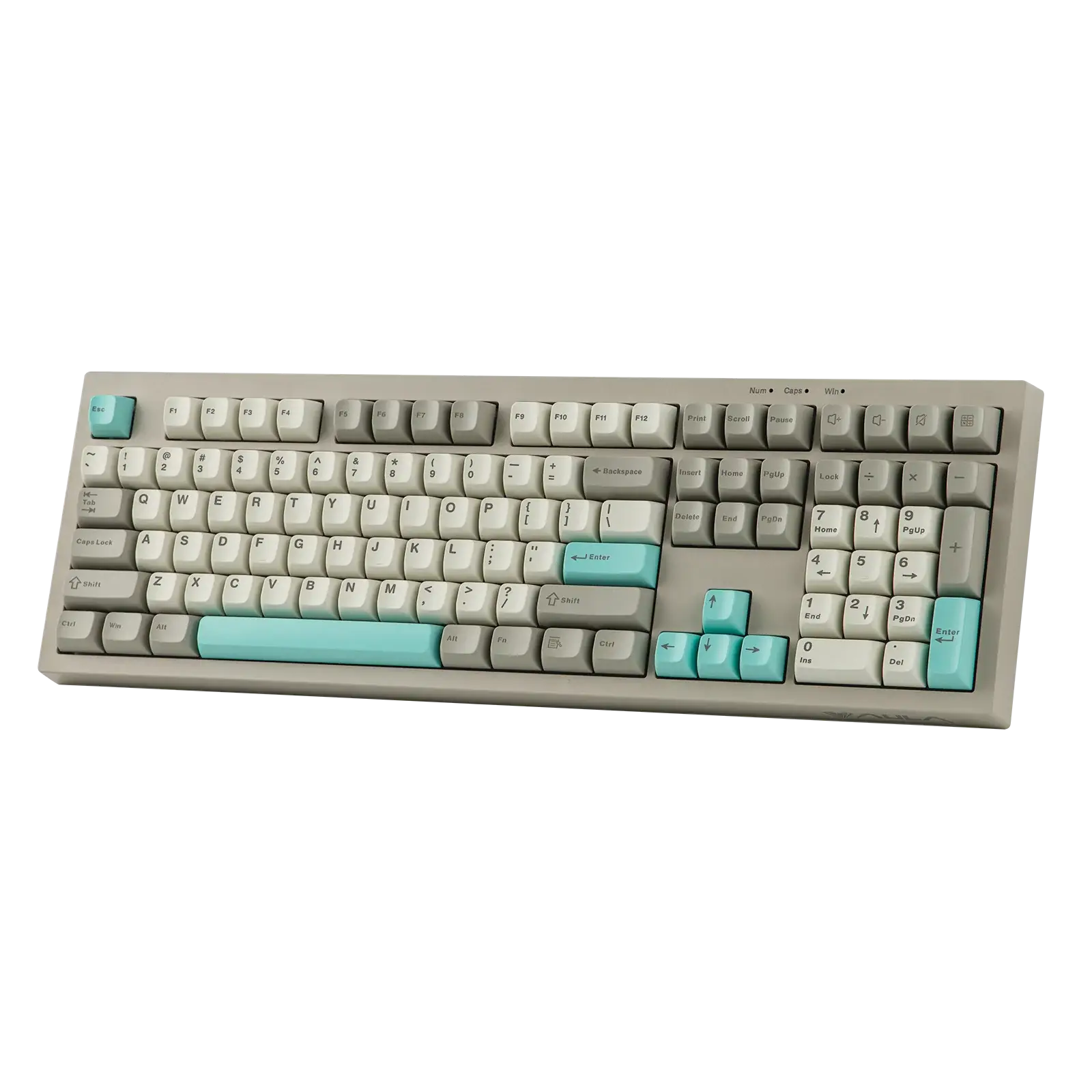 AULA S102 Wired Only Gaming Keyboard with Number Pad Full Size Layout Silent Membrane Creamy Silicone Structure RGB Backlight product view