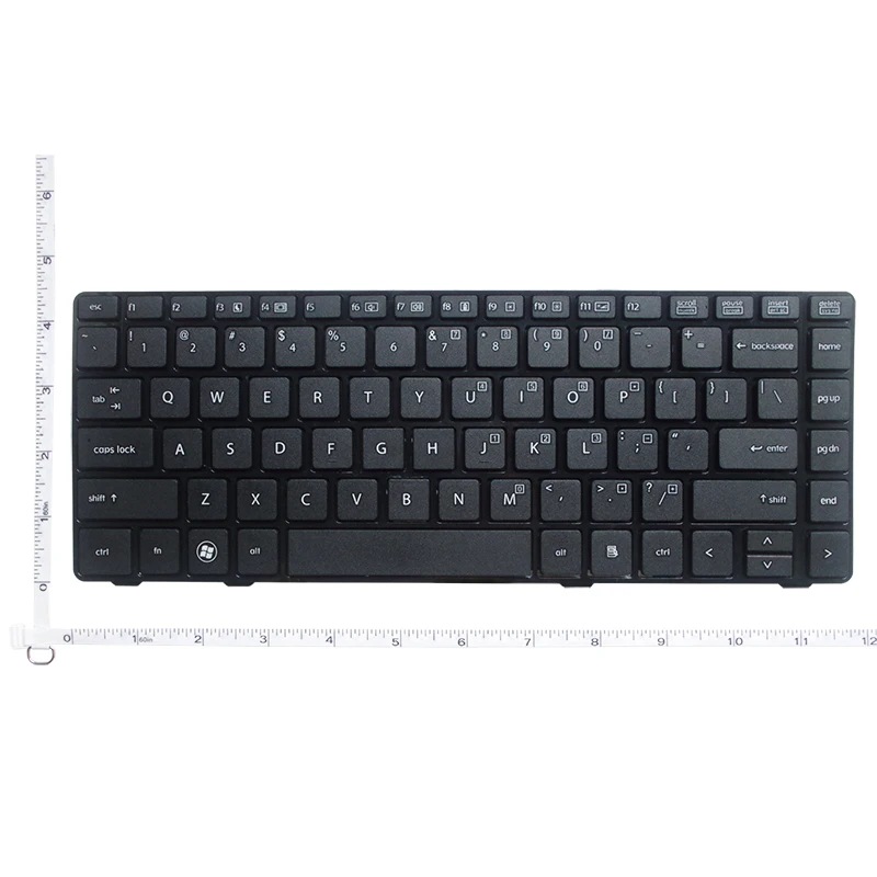 New US/RU Keyboard For HP EliteBook 8470B 8470P 8470 8460 8460p 8460w ProBook 6460 6460b 6470 6470b laptop Without Point stick detail