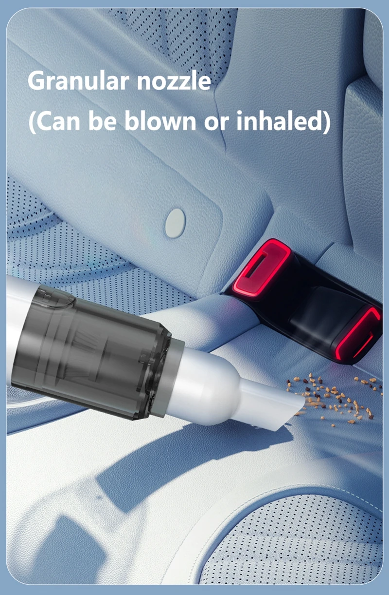 Lenovo Handheld Vacuum Cleaner 3-in-1 Suction/Blow/Water Absorption Strong Suction Portable for Car Powder Desktop Cleaning detail