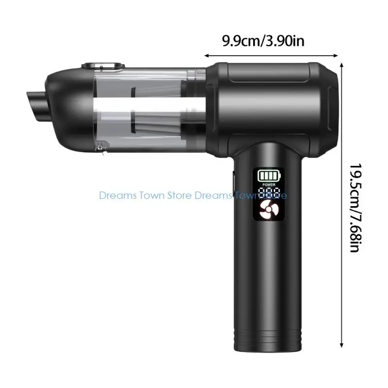 HX6A Portable Cordless Vacuum and Blower for Home Office, Car Seats and Desktop Clean detail