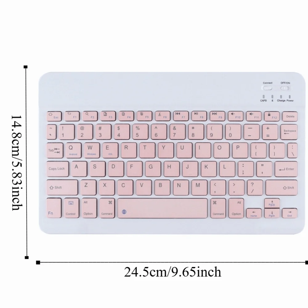 Ultra Thin 10 Inch Bluetooth Keyboard Rechargeable Mini Wireless Keyboard Universal Portable Portable Keyboard Mobile Use product view