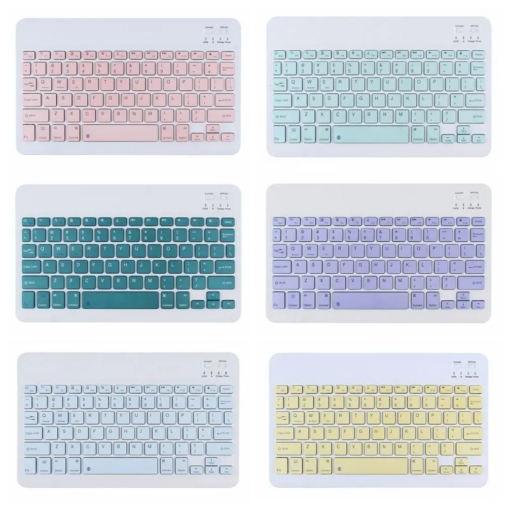 Ultra Thin 10 Inch Bluetooth Keyboard Rechargeable Mini Wireless Keyboard Universal Portable Portable Keyboard Mobile Use detail