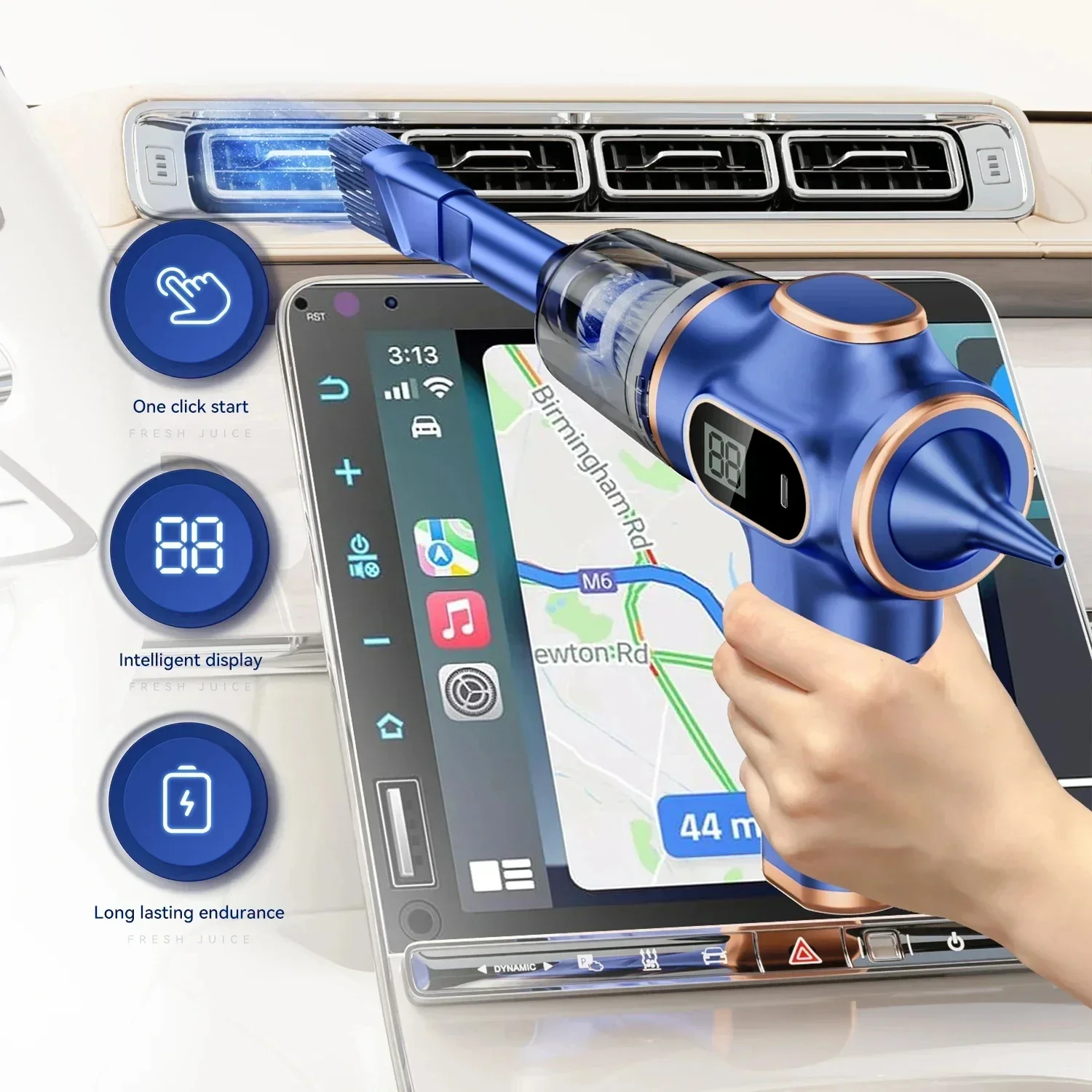 Xiomi 9500000Pa Handheld Wireless Vacuum Cleaner Cordless Portable Cleaning Robot Home and Car Use Large Suction Vacuum Cleaner product view