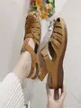 Summer New Slope Heel Baotou Sandals Large Women's Shoe Item Number- product view