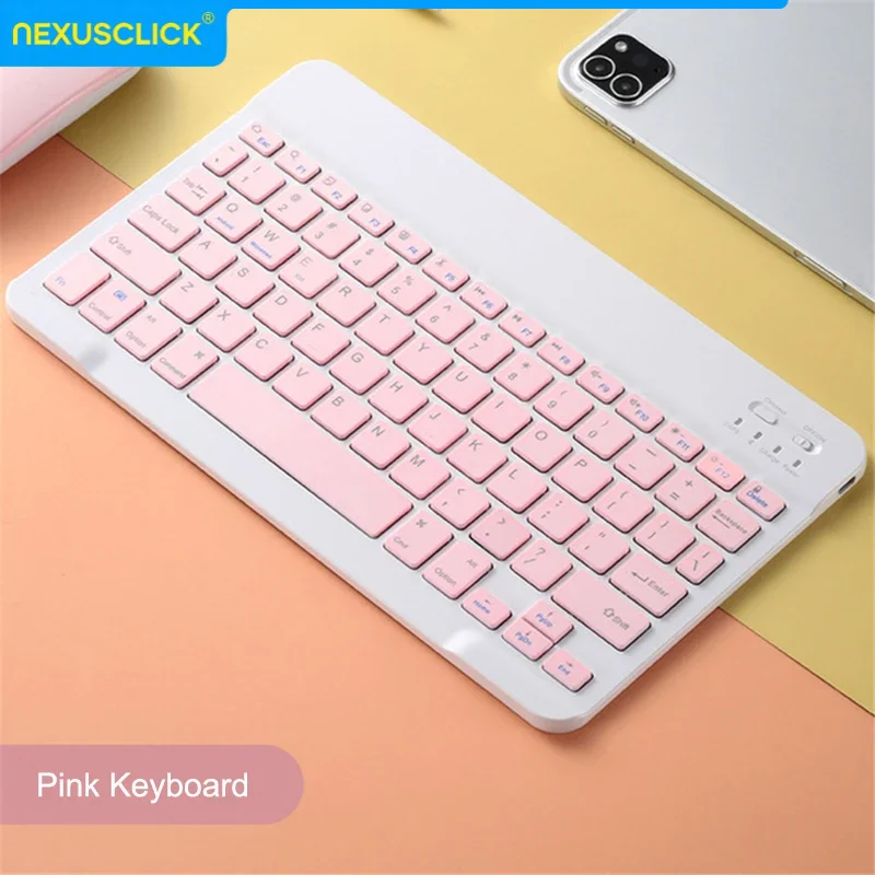 NexusClick Bluetooth Keyboard and Mouse For iPad Xiaomi Samsung Huawei Phone,Slim Mini Wireless Keyboard For Android IOS Windows product view