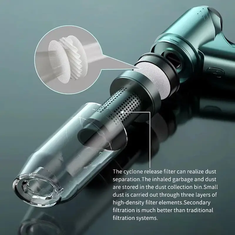 Mi 120000Pa Strong Suction Vacuum Cleaner Portable Handheld Mini Wireless Vacuum Cleaner Home Appliance For Car Home Office product view