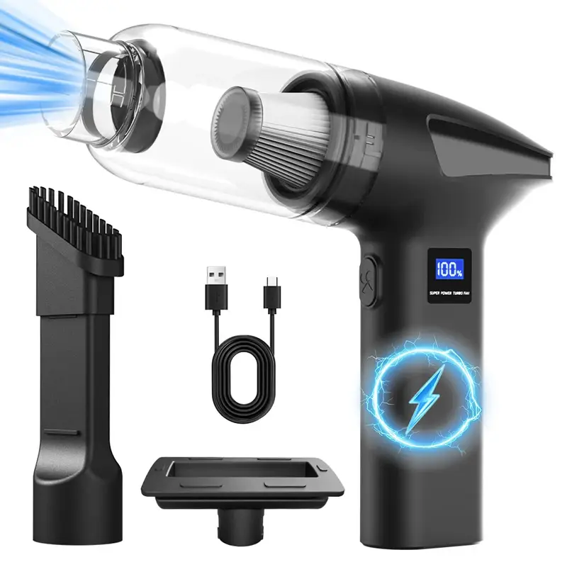 Cordless Handheld Vacuum Household Car Wet Dry Dust Buster USB Rechargeable Portable High-power Dual-use Vacuum Cleaner product view