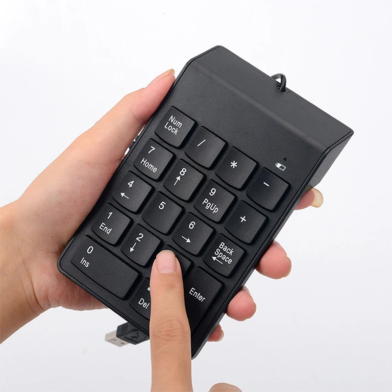 Universal USB Wired Keyboard Mini 18 Keys Digital Number Keypad for Laptop Desktop PC Computer Numpad product view