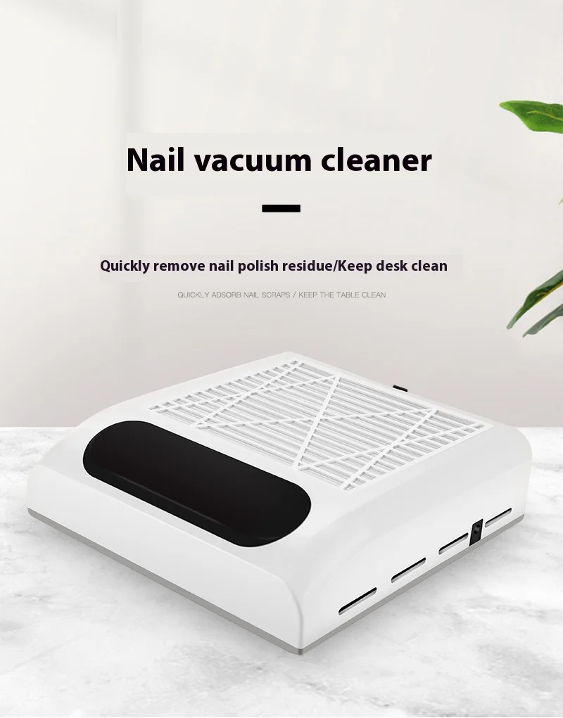 Nail Dust Collector with Detachable Filter, Powerful Vacuum Dust Extractor Fan for Acrylic Nail Salon Equipment detail