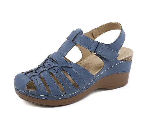 Summer New Slope Heel Baotou Sandals Large Women's Shoe Item Number- product view