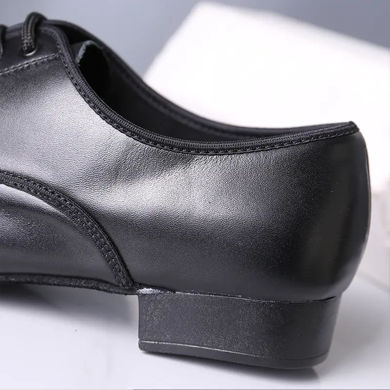 HROYL Ballroom Dance Shoes Genuine Leather Latin Dance Shoes Man Sneakers Jazz Bigger Size Breathable Waltz Salsa Dancing Shoes product view