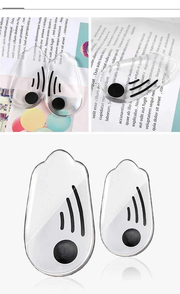 O/X Leg Type Valgus Varus Correction Plantar Fasciitis Gel Insole Magnet Massage Foot Care Silicone Orthopedic Insoles for Feet detail