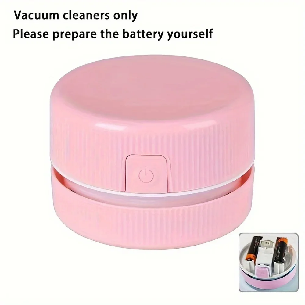 Desk Vacuum Cleaner, Mini Small Household Rubber Paper Cleaner, Portable Student Supplies, Office Supplies, Desktop Storage Box detail