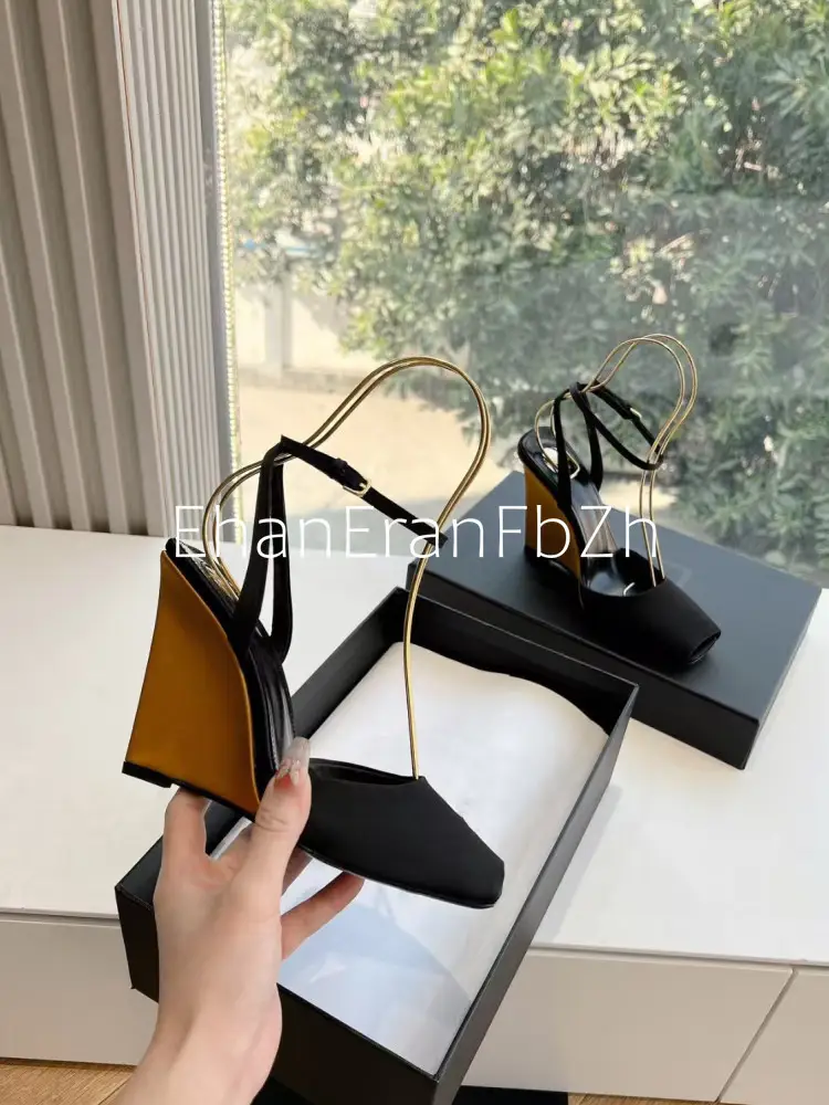 Summer New Slope High Heel Sandals Fish Mouth Thick Bottom High Heel Shoes Fashion Party Sexy Women's Large Sandals product view
