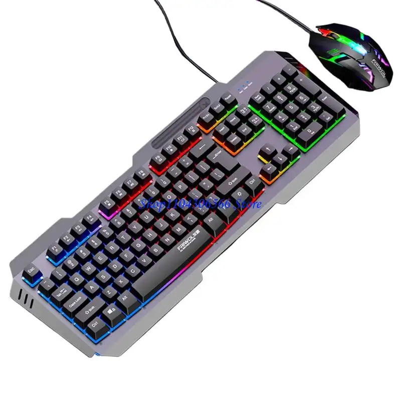 02DD DS600 Ergonomic Corded Keyboard With 19 Anti Ghosting And Anti Slip Design product view