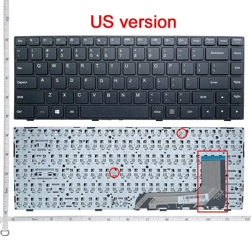 NEW US/SP Laptop keyboard FOR LENOVO ideapad 100-14 100-14IBY 100-14IBD English US keyboard