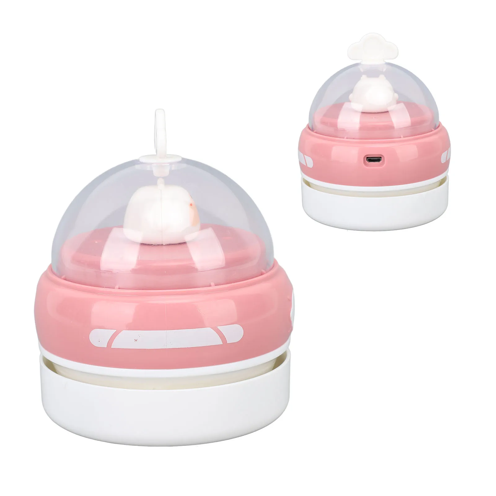 Portable Desktop Vacuum Cleaner Cordless USB Charging Handheld Dust Sweeper Efficient Night Light Table Pencil Eraser Shavings detail