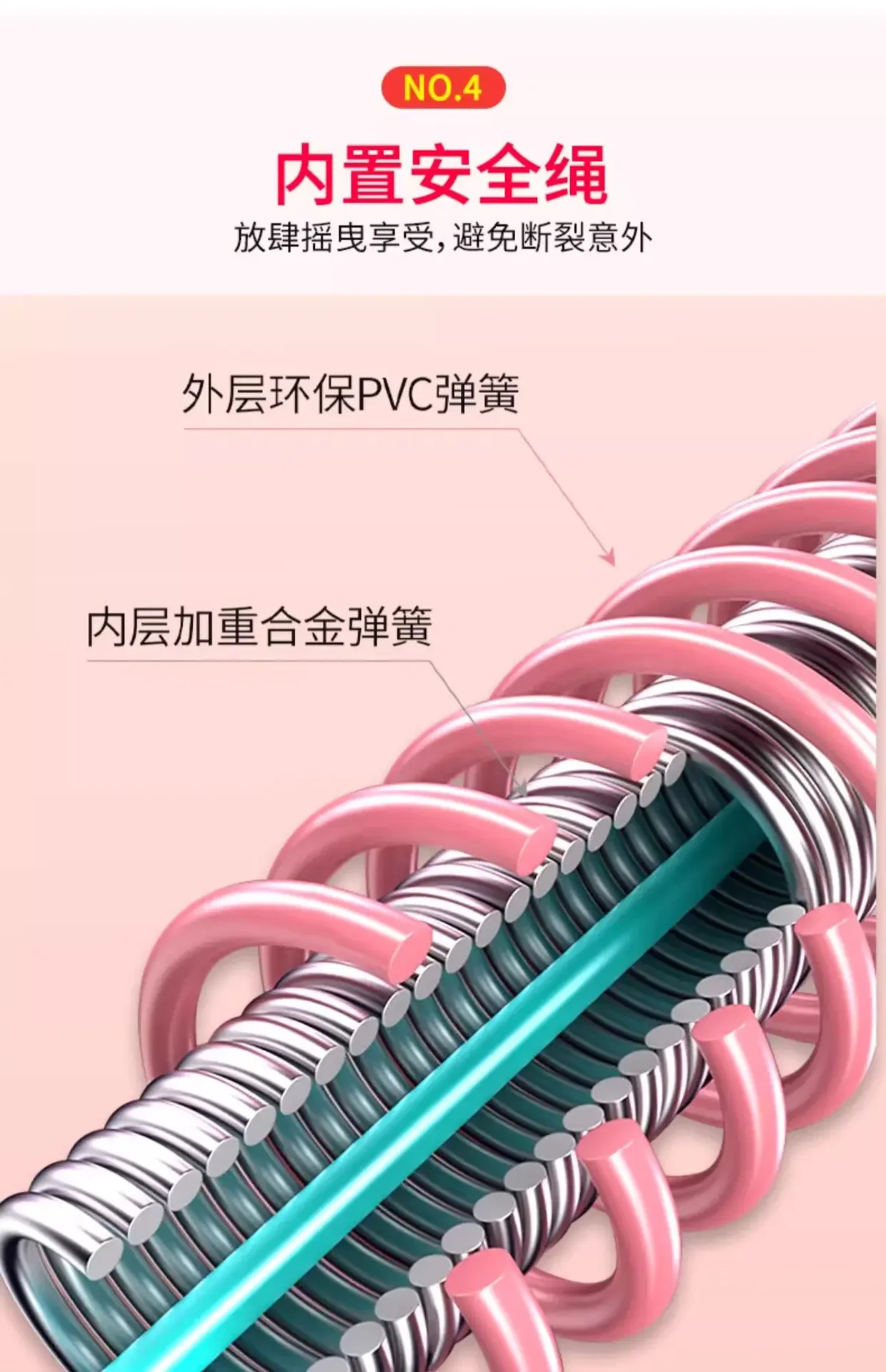 Spring Hula Hoop Skinny Waist Artifact Abdominal Fat Burning Shaping Instrument Elastic Soft Software Men's Belly Tuck detail