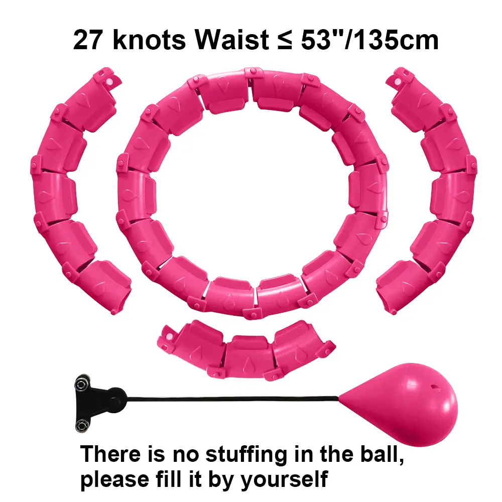 21/24/27/30 Knots Sport Fitness Hoops Abdominal Thin Waist Exercise Massage Hoop Fitness Equipment Gym Home Training Weight Loss product view
