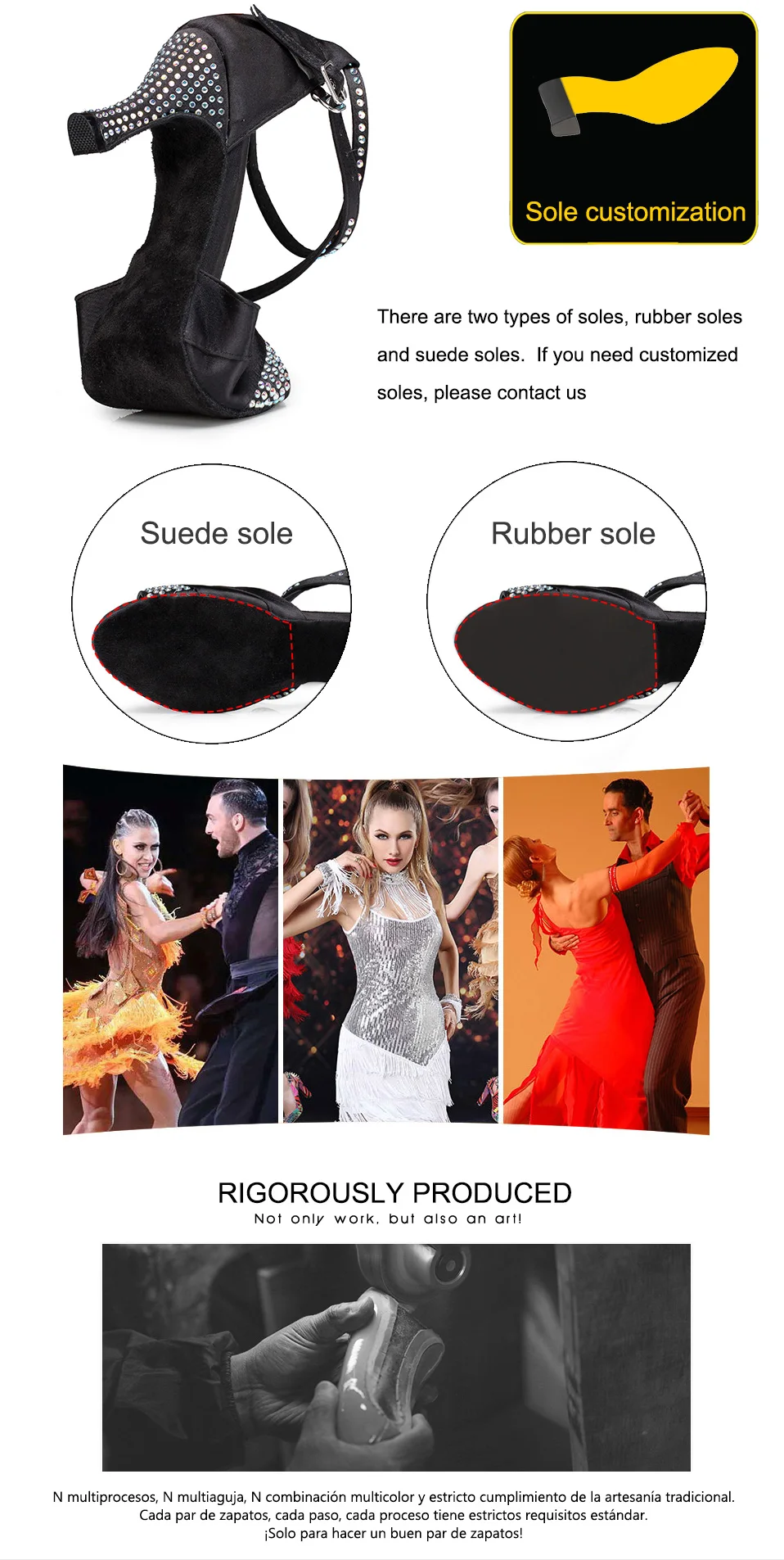 Girls Latin Dance Shoes Women Modern Dance Salsa High-Top Sandals Dance Hall Shoes Ladies Fashion Sexy High-Heeled Suede Boots detail