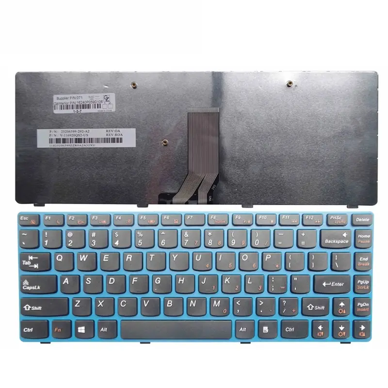 US/RU/SP/BR English NEW Laptop Keyboard For Lenovo G480 G485 Z380 Z480 Z485 G410 G405 G490 A/AM/AT S410P Flex14G Flex14D Flex14A product view