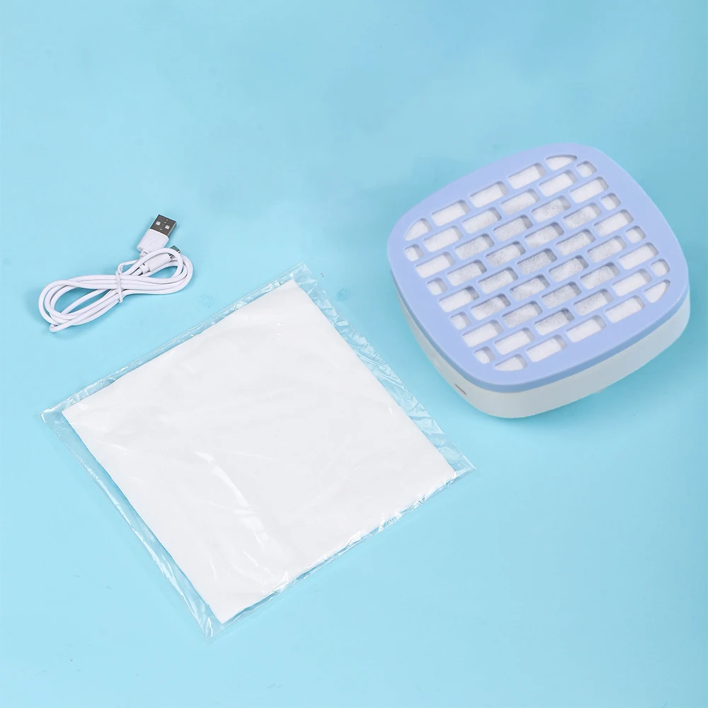 USB Nail Dust Collector Extractor Fan Desktop Vacuum Cleaner With 10pcs Filters Electric Nail Powder Collect Fan Powder Manicure detail