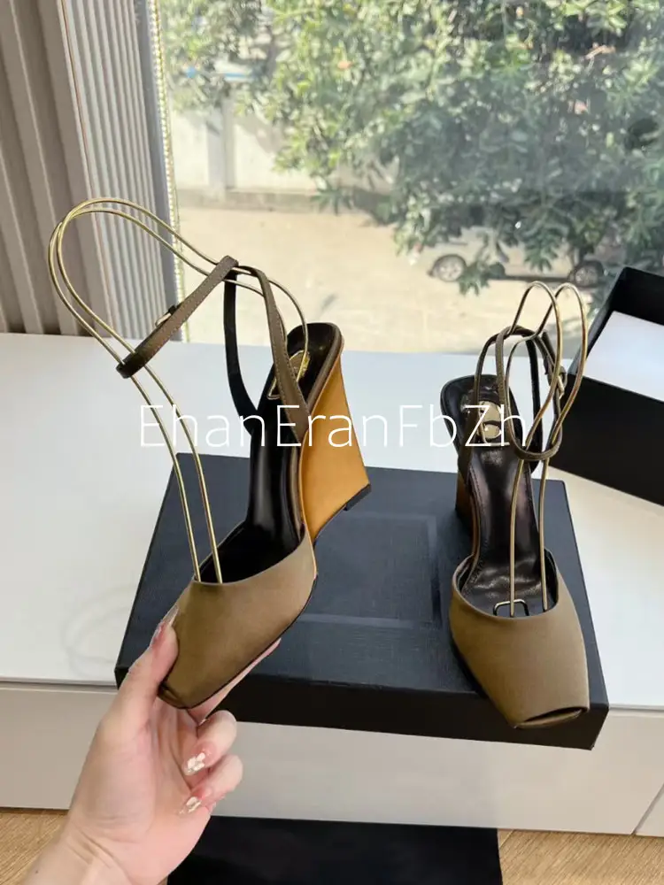 Summer New Slope High Heel Sandals Fish Mouth Thick Bottom High Heel Shoes Fashion Party Sexy Women's Large Sandals product view
