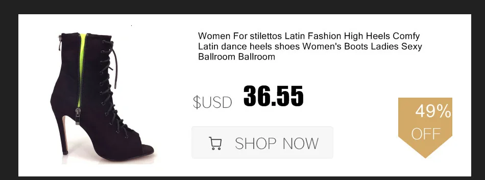 Women's 2020 Brand Party Boots Women's Sexy stilettos High Heels Footwear Women Latin dance heels shoes Latin 2020 For Ballroom detail
