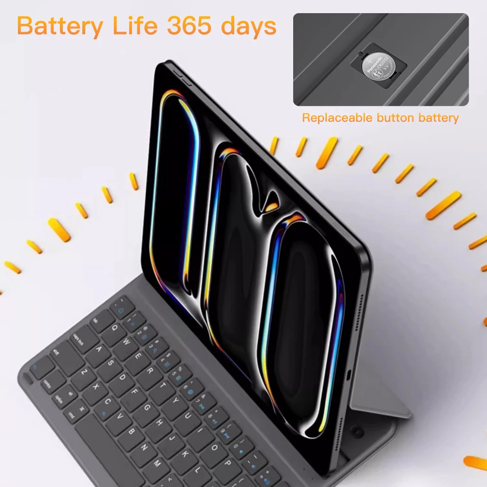 Magic Keyboard Magnetic for IPad 11th 2025 Air 13in 11in Bluetooth Keyboard Wireless for IPad Air 4 5 6 7 Pro 11 12.9 Case Stand detail