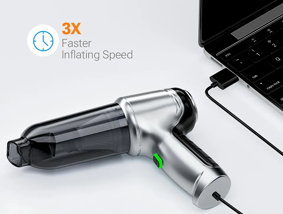 SZUK Wireless Portable Car Vacuum Cleaner Strong Suction Handheld Vacuum Home & Car Dual Use Robot Cleaner For Desktop Keyboard detail