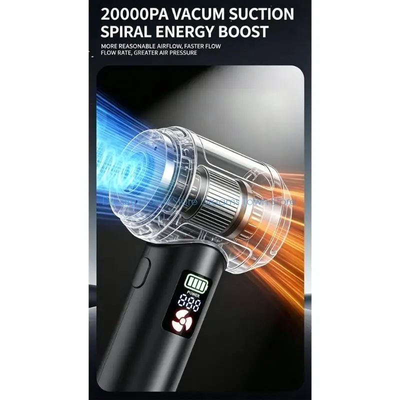 HX6A Portable Cordless Vacuum and Blower for Home Office, Car Seats and Desktop Clean detail