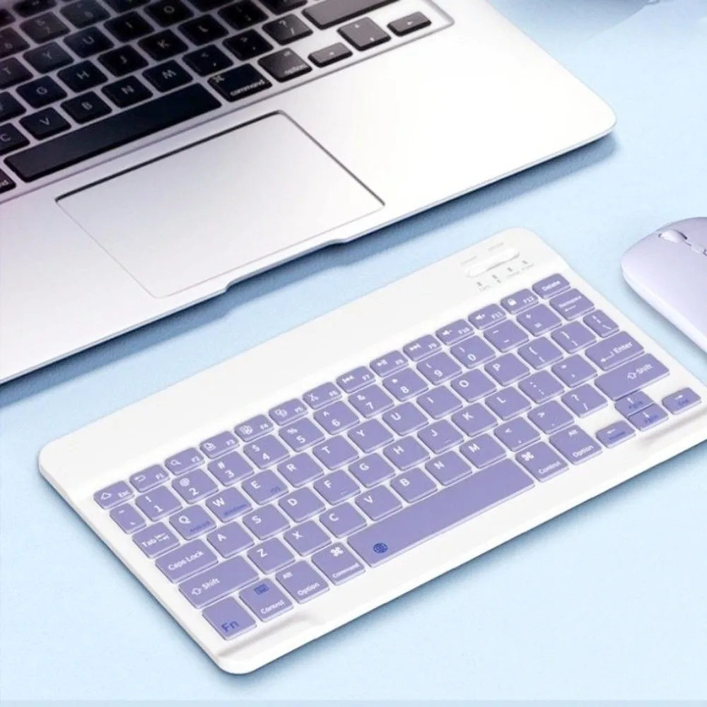 Ultra Thin 10 Inch Bluetooth Keyboard Rechargeable Mini Wireless Keyboard Universal Portable Portable Keyboard Mobile Use detail
