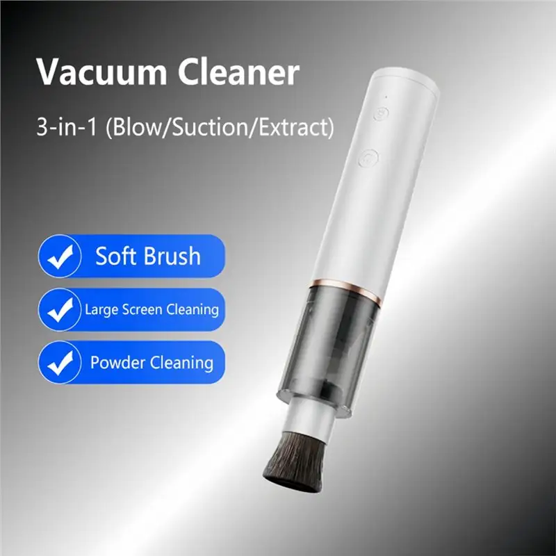ABJG-Wireless Portable Mini Vacuum Cleaner, Handheld Durable, Desktop Keyboard, Piano Cleaning Power Station product view