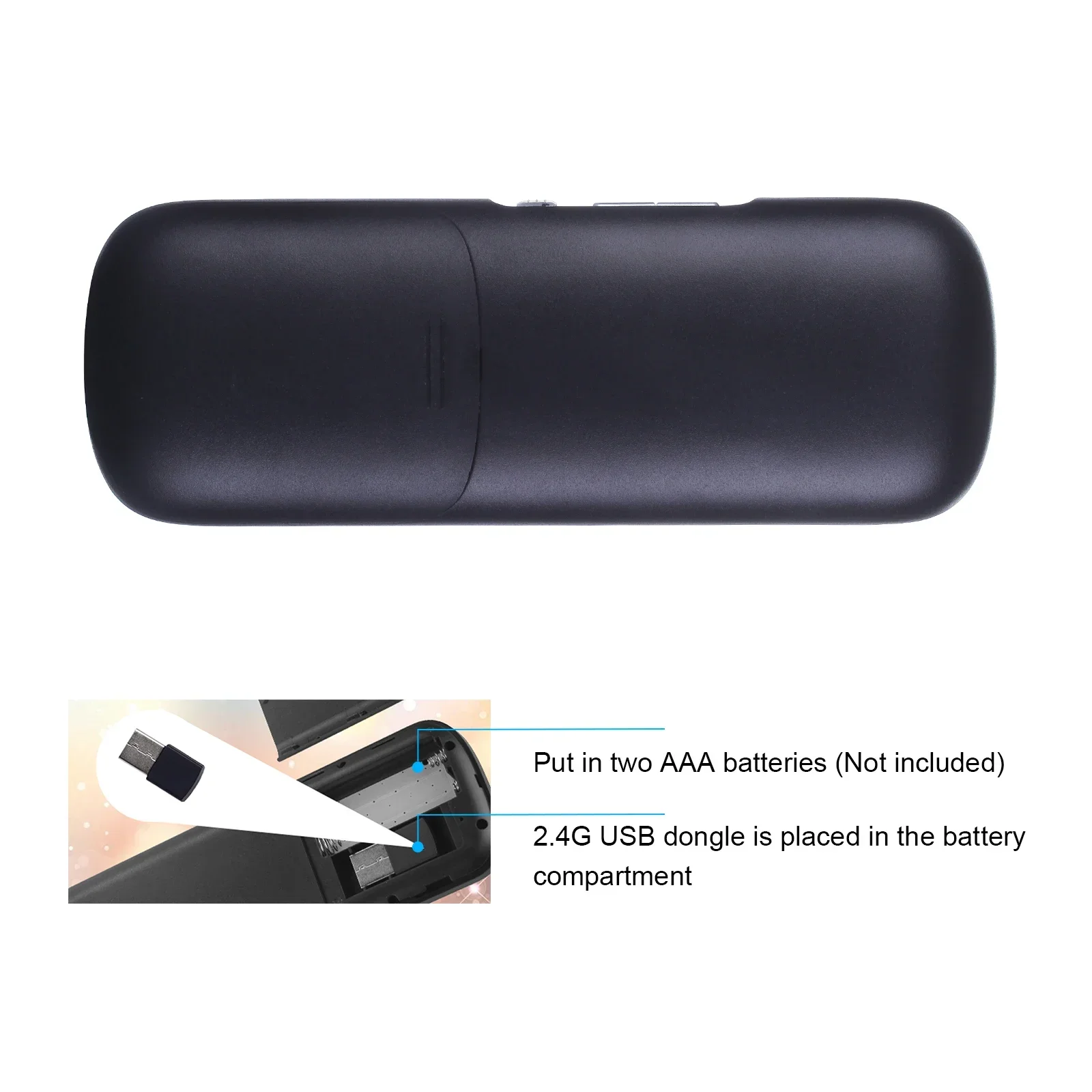 IPazzPort Mini Bluetooth & 2.4GHz Wireless Keyboard with Touchpad Mouse Combo for Android TV Box/PC/Tablet/PS4/Raspberry Pi 3/HT product view