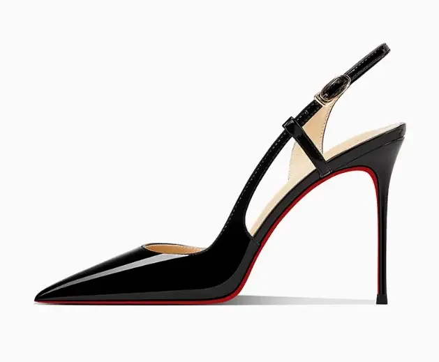 White Patent Leather Design with a High-End and Non-Tiring Foot Feel. 2026 New Pointed and Slim Heeled High Heels for Women product view