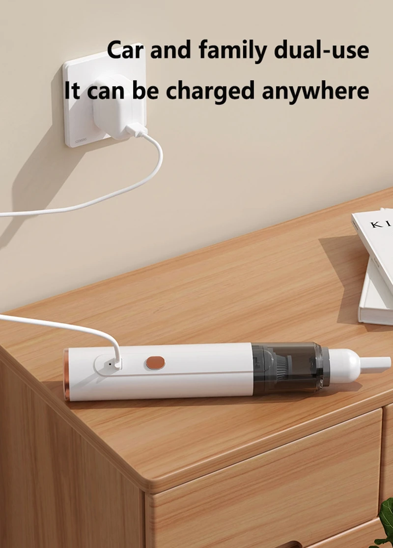 Lenovo Handheld Vacuum Cleaner 3-in-1 Suction/Blow/Water Absorption Strong Suction Portable for Car Powder Desktop Cleaning detail