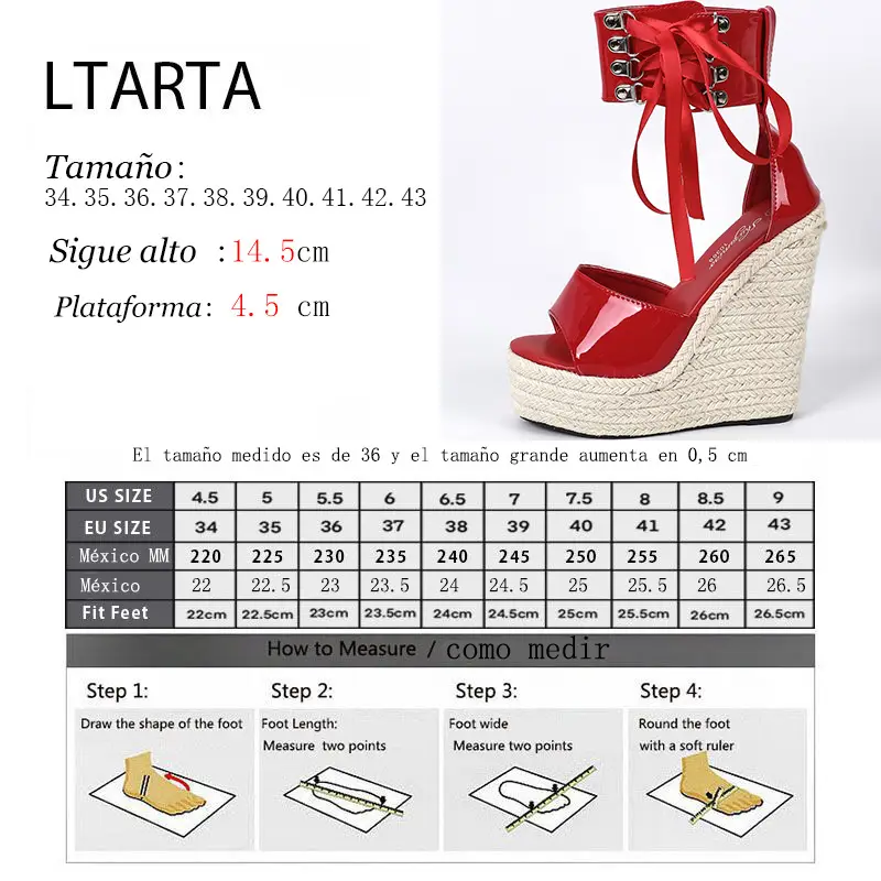 Sexy New Straw Knitted Simple Hentian High Slope Heel Waterproof Platform Car Model Sandals LFD-10368-A23 product view