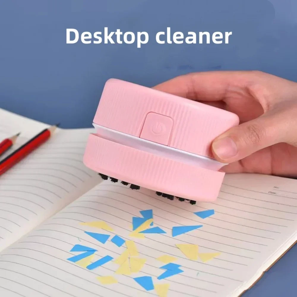 Portable Desktop Cleaner Dust Collector Multifunction Handheld Vacuum Cleaner For Home Office School Pencil Crumbs Cleaning Tool detail