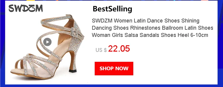 SWDZM Shiny Women Dance Boots Latin Jazz Dance Shoes Full Rhinestone Dancing Boots Customizable Heels Women Ladies Dancing Shoes detail
