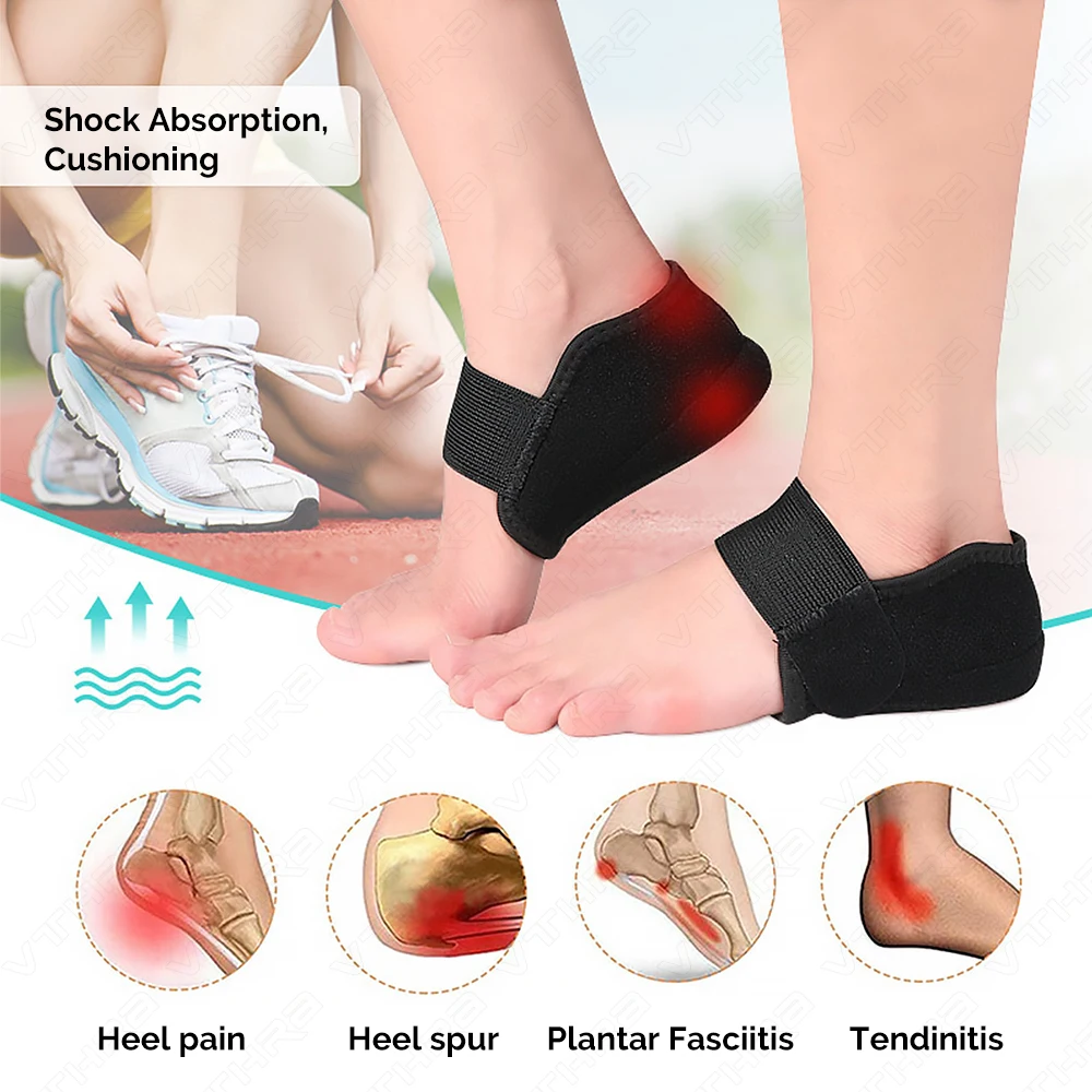 Silicone Height Increase Insole For Shoes Men Women Adjustable Elastic Bandage 1/2/3Cm Up Arch Support Orthopedic Insoles detail