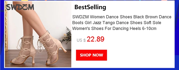 SWDZM Shiny Women Dance Boots Latin Jazz Dance Shoes Full Rhinestone Dancing Boots Customizable Heels Women Ladies Dancing Shoes detail