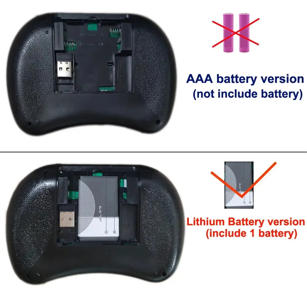 I8 Mini Wireless Keyboard 2.4G Air Mouse Keycaps Touchpad Handheld Remote Control English Russian Backlit for Android TV Box PC product view