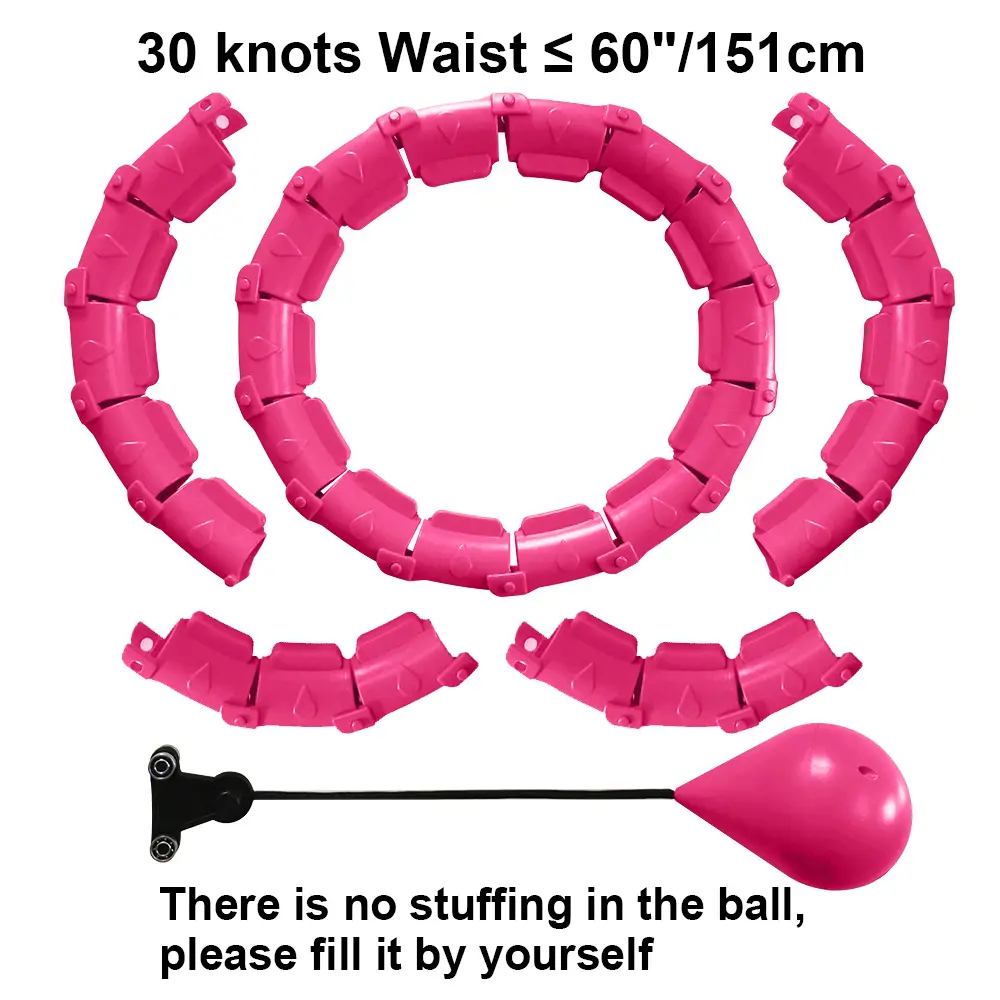 21/24/27/30 Knots Sport Fitness Hoops Abdominal Thin Waist Exercise Massage Hoop Fitness Equipment Gym Home Training Weight Loss product view