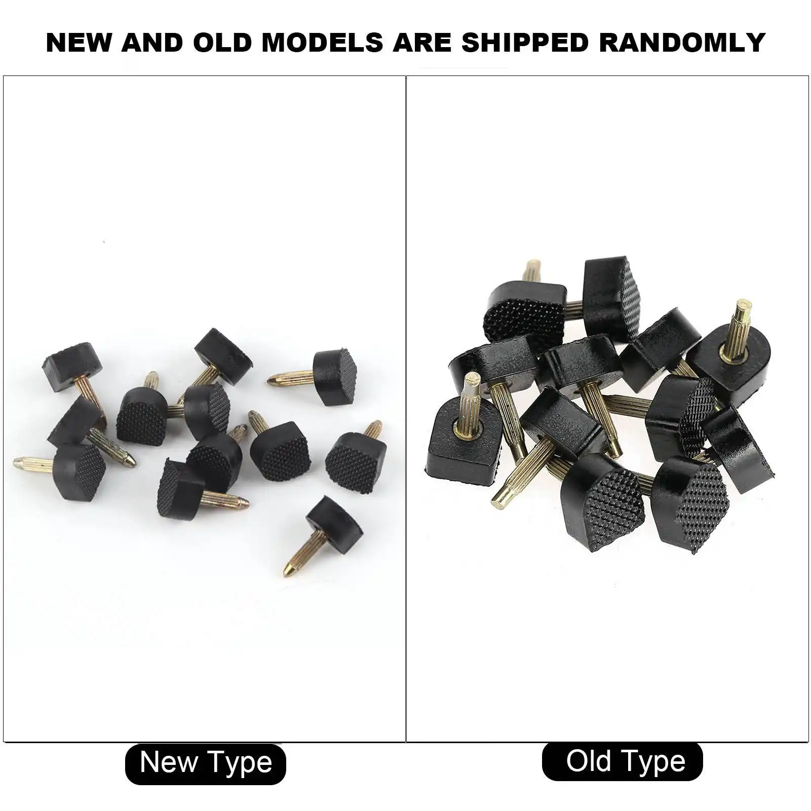 60Pcs High Heel Shoe Repair Nail 5 Different Size Shoe Repair Tips Taps Dowel Lifts Replacement Heel Stoppers Protectors product view