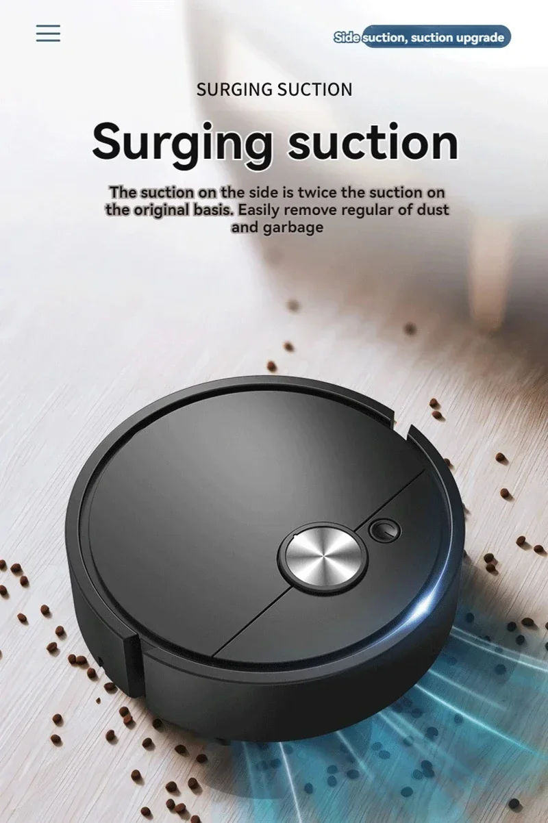 Model Sweeping Robot Automatic Home Mini Cleaning Machine USB Charging Smart Sweep Mop 5-In-1 Vacuum Cleaner New 2026 detail